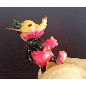 Vintage Miniature Celluloid Gumball Cracker Jack Prize Mickey Mouse Charm Disney